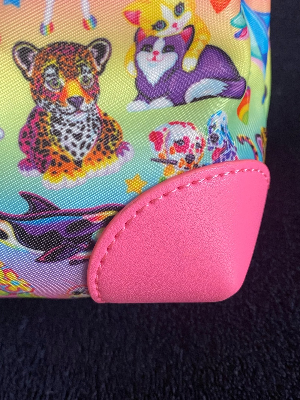 Stoney Clover Lane x Lisa Frank mini pouchette crossbody bag - EUC - Picture 5 of 6